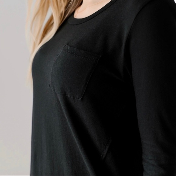 11thstreet | Raw Edge Black LS - Picture 3 of 9